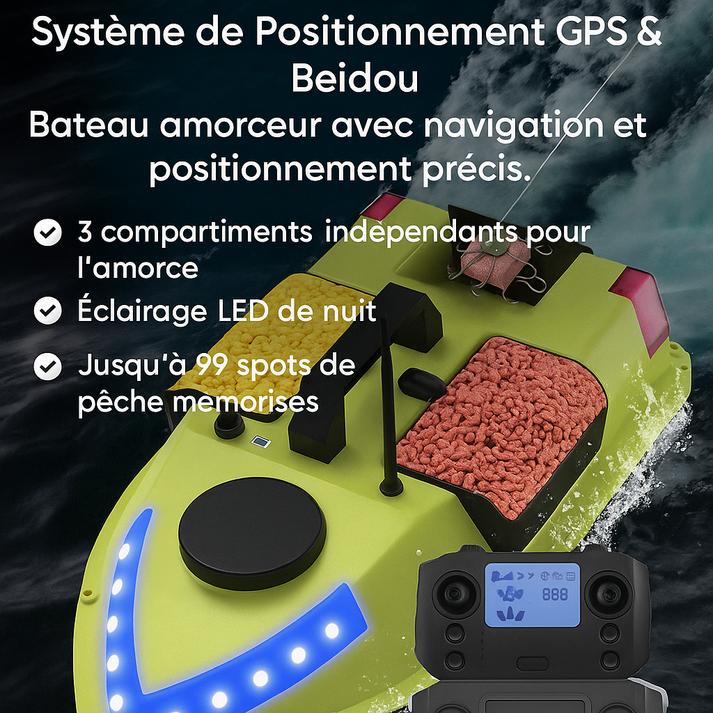 Bateau amorceur GPS EvoBoat Explorer