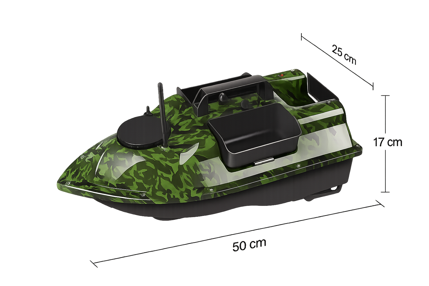 Bateau amorceur GPS & Echosondeur EvoBoat Sonar