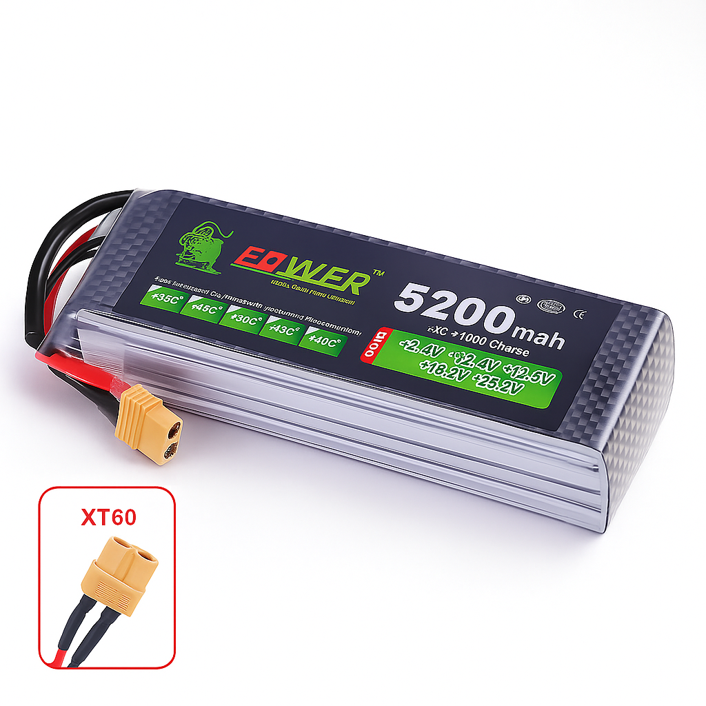 Batterie Lipo 3S pour bateau amorceur 5200mAh