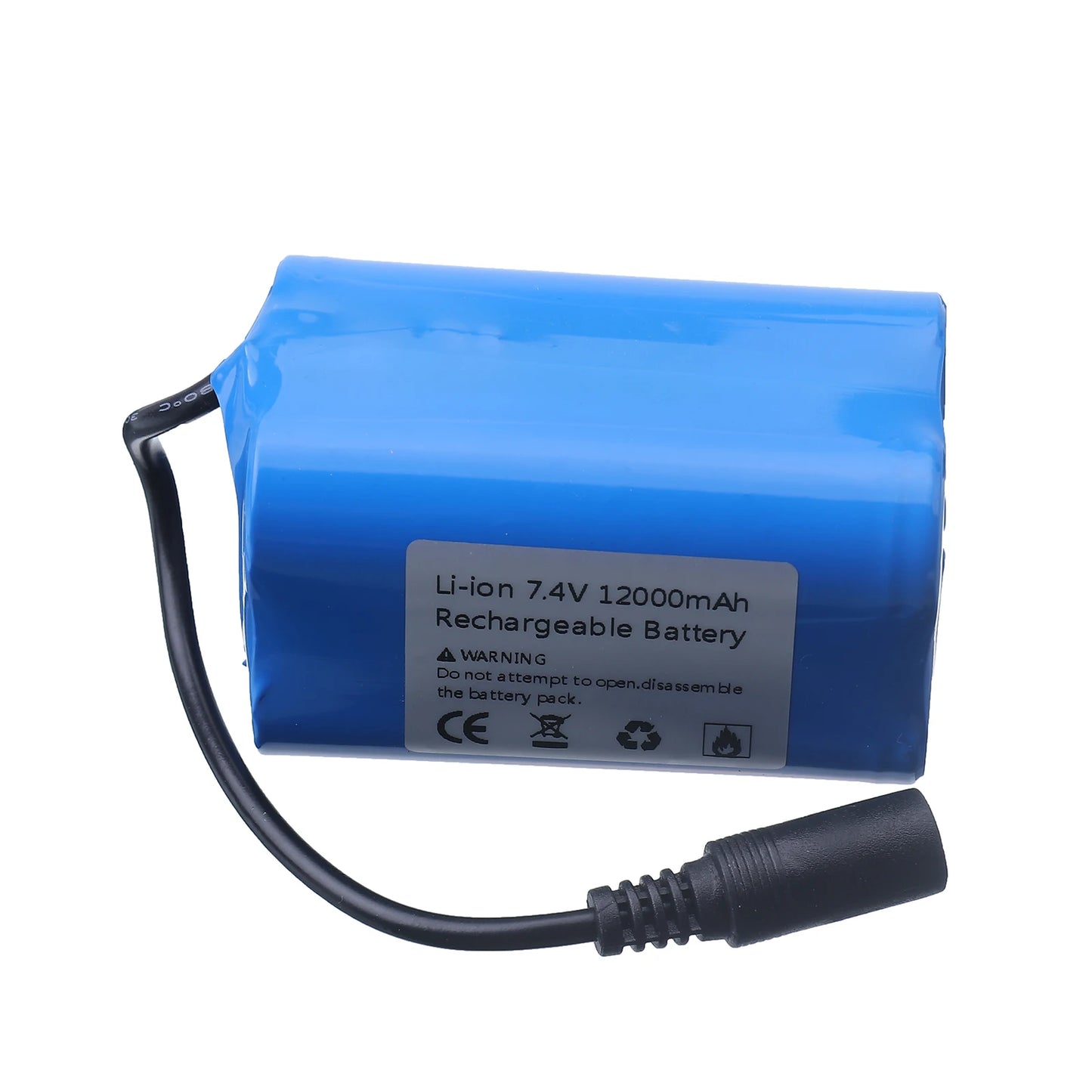 Batterie 7.4v pour bateau amorceur 12000mAh