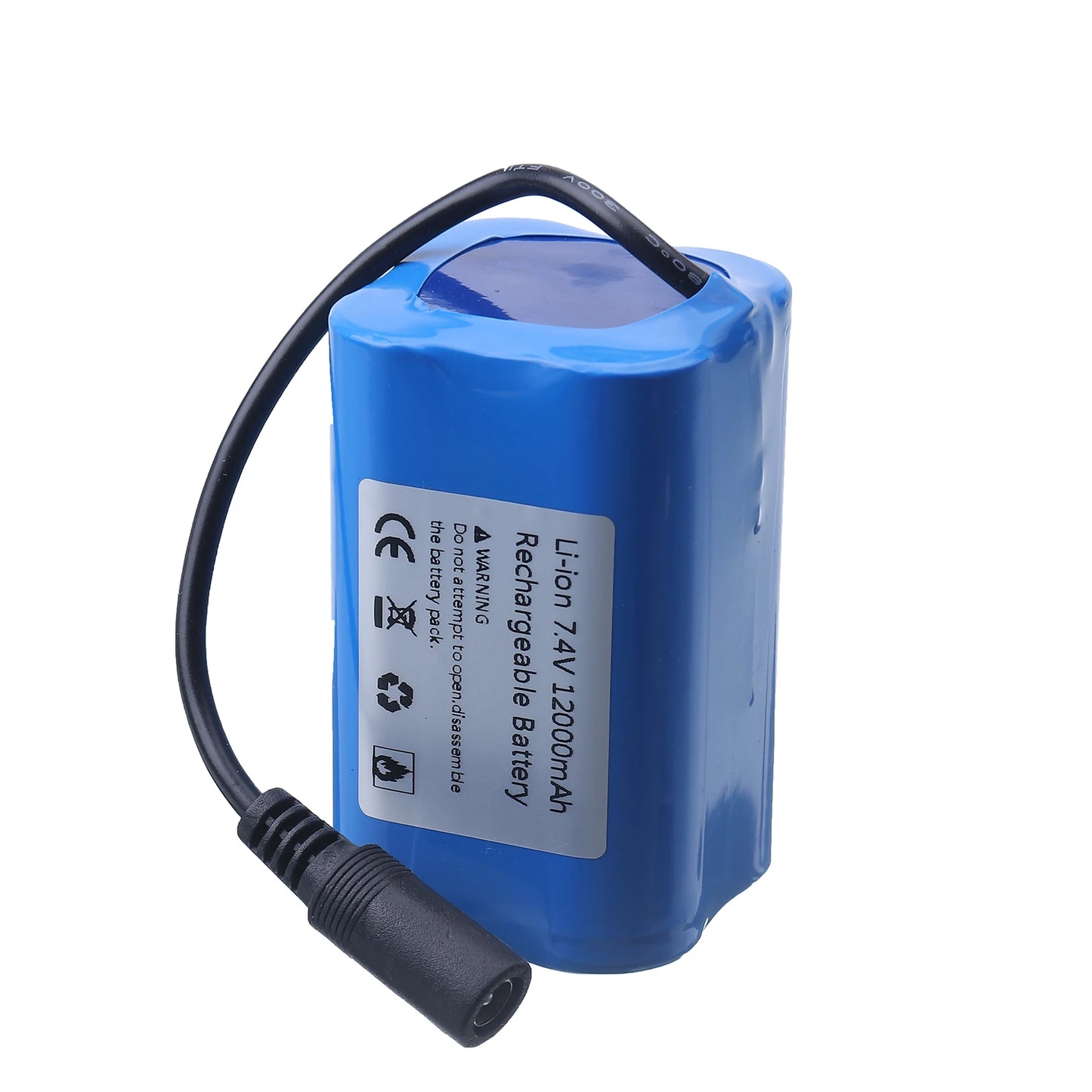 Batterie 7.4v pour bateau amorceur 12000mAh